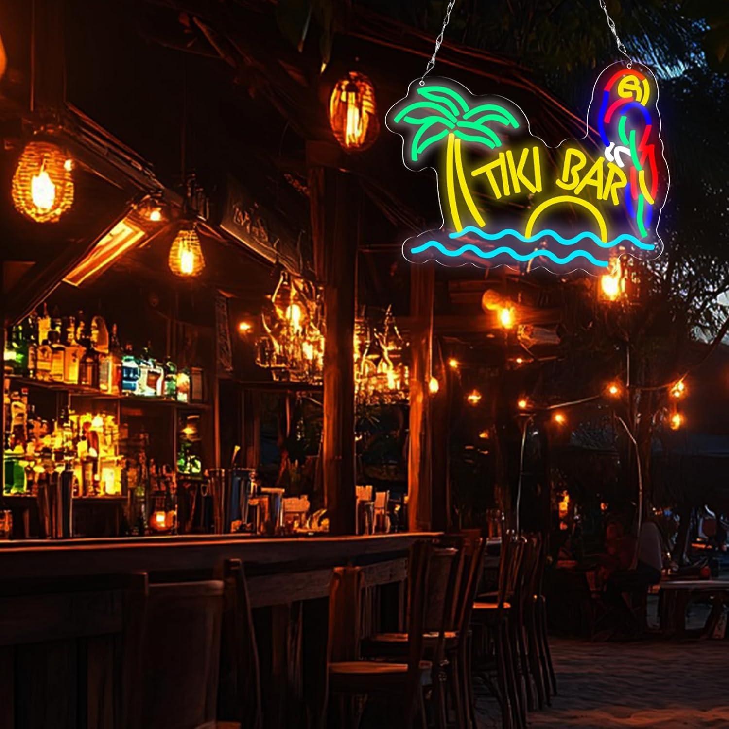 Tiki Bar Neon Sign Beach Theme – Neon Sign Party recenzja i cena