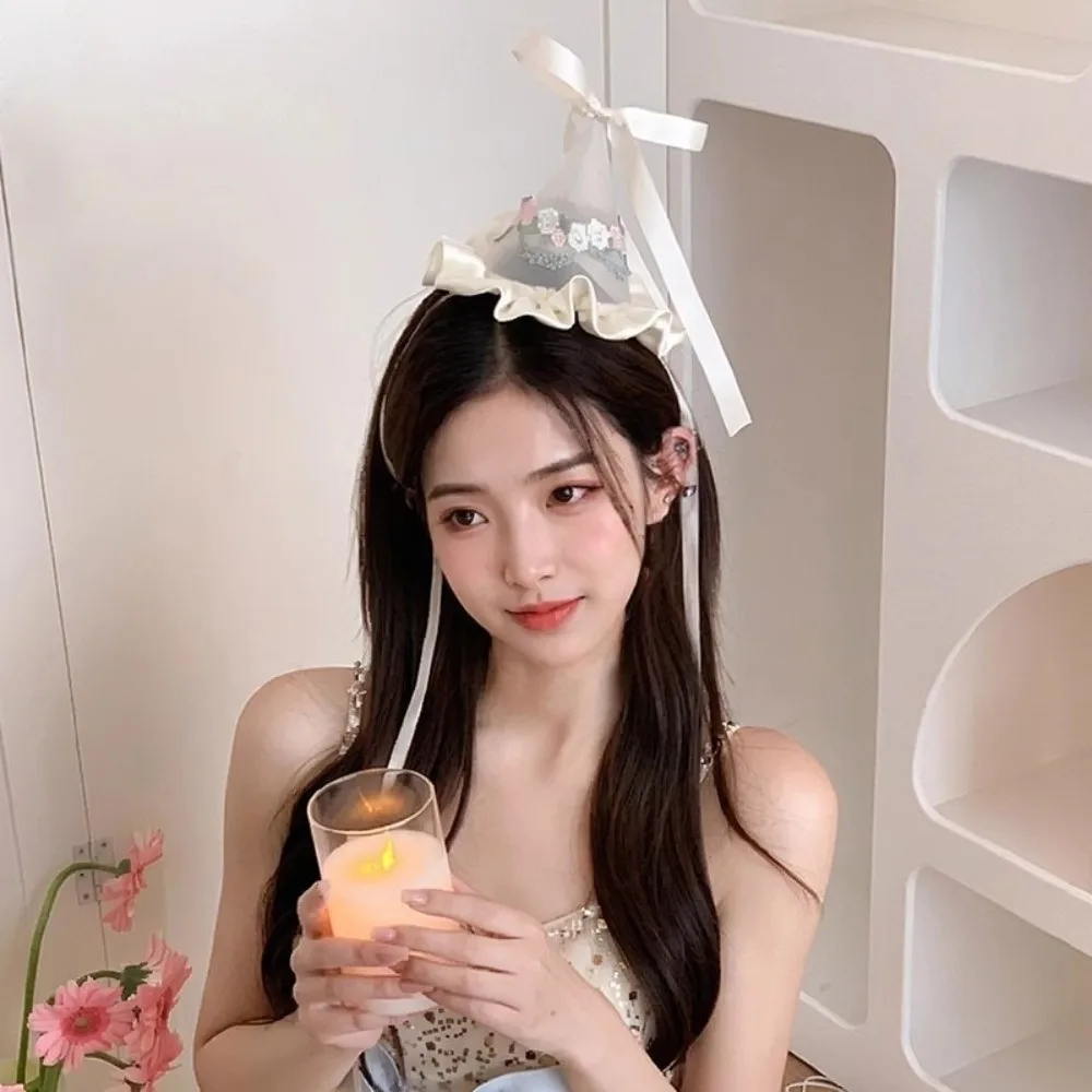 Cute Style Embroidery Mesh Bir – Party Hat Cone recenzja i cena