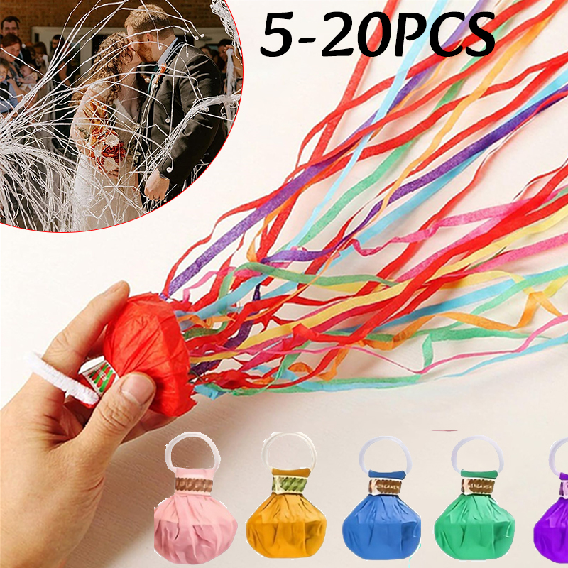 5-20pc Colorful Hand Throw Str – Confetti Cannon Tube recenzja i cena