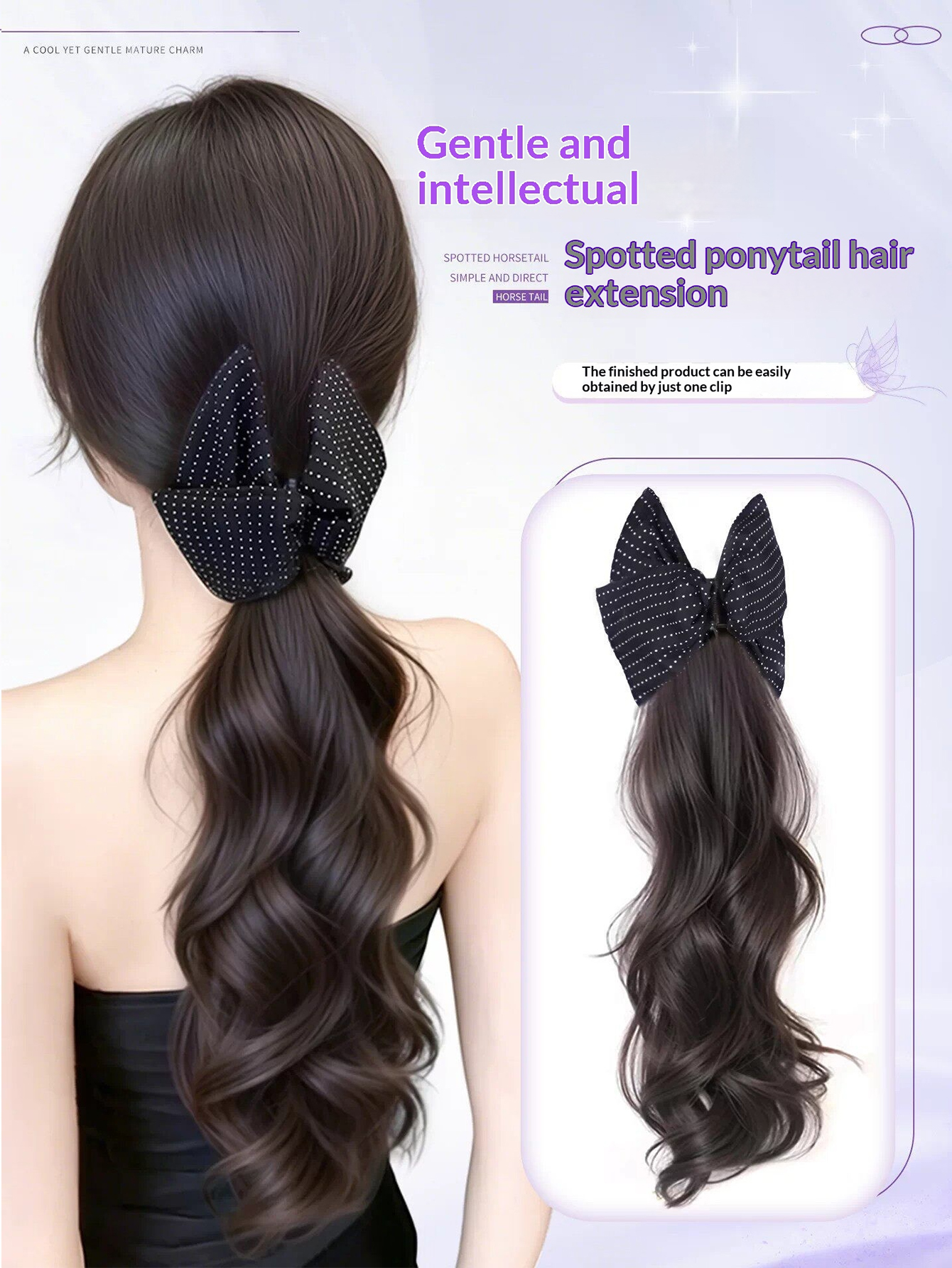 Bow Claw Clip Synthetic Ponyta – Event Suppliers recenzja i cena
