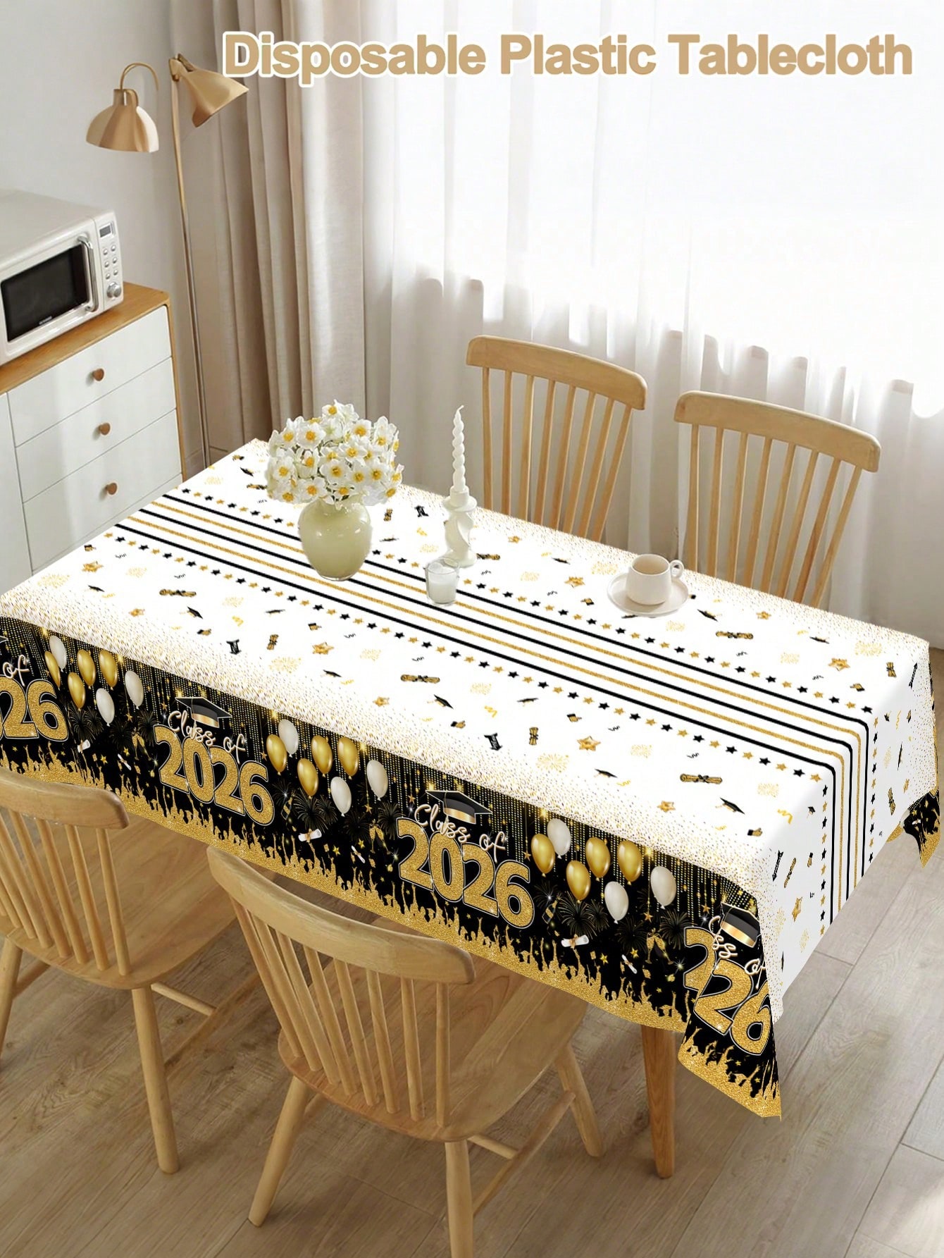 1pc Disposable Graduation Tabl – Table Cloth Disposable recenzja i cena