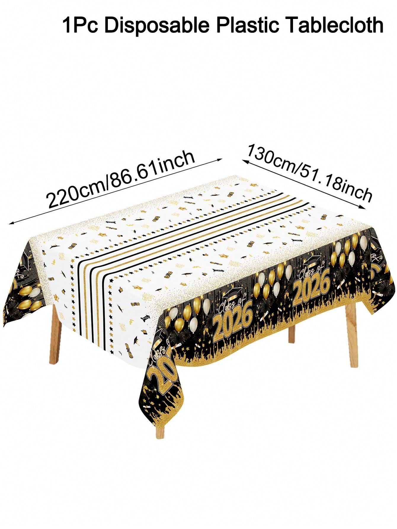 1pc Disposable Graduation Tabl – Table Cloth Disposable recenzja i cena