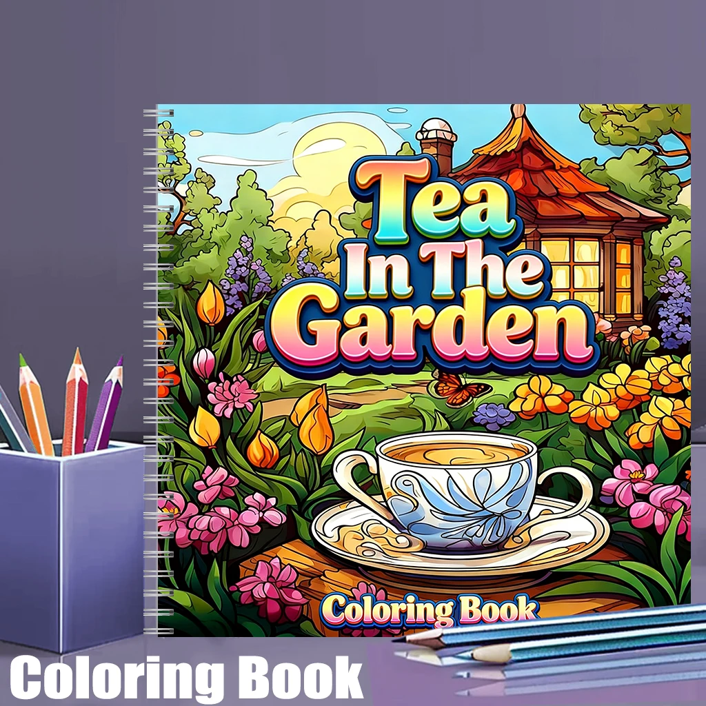 Tea In The Gardens Coloring Bo – Supply Event recenzja i cena