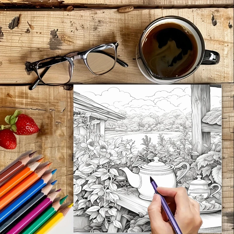 Tea In The Gardens Coloring Bo – Supply Event recenzja i cena