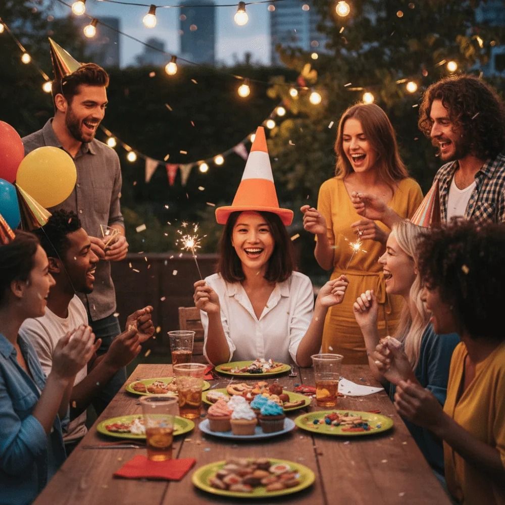Funny Foldable Design Traffic  – Party Hat Cone recenzja i cena
