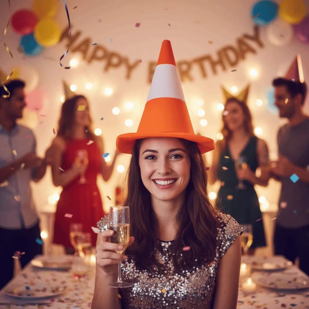 Funny Foldable Design Traffic  – Party Hat Cone recenzja i cena