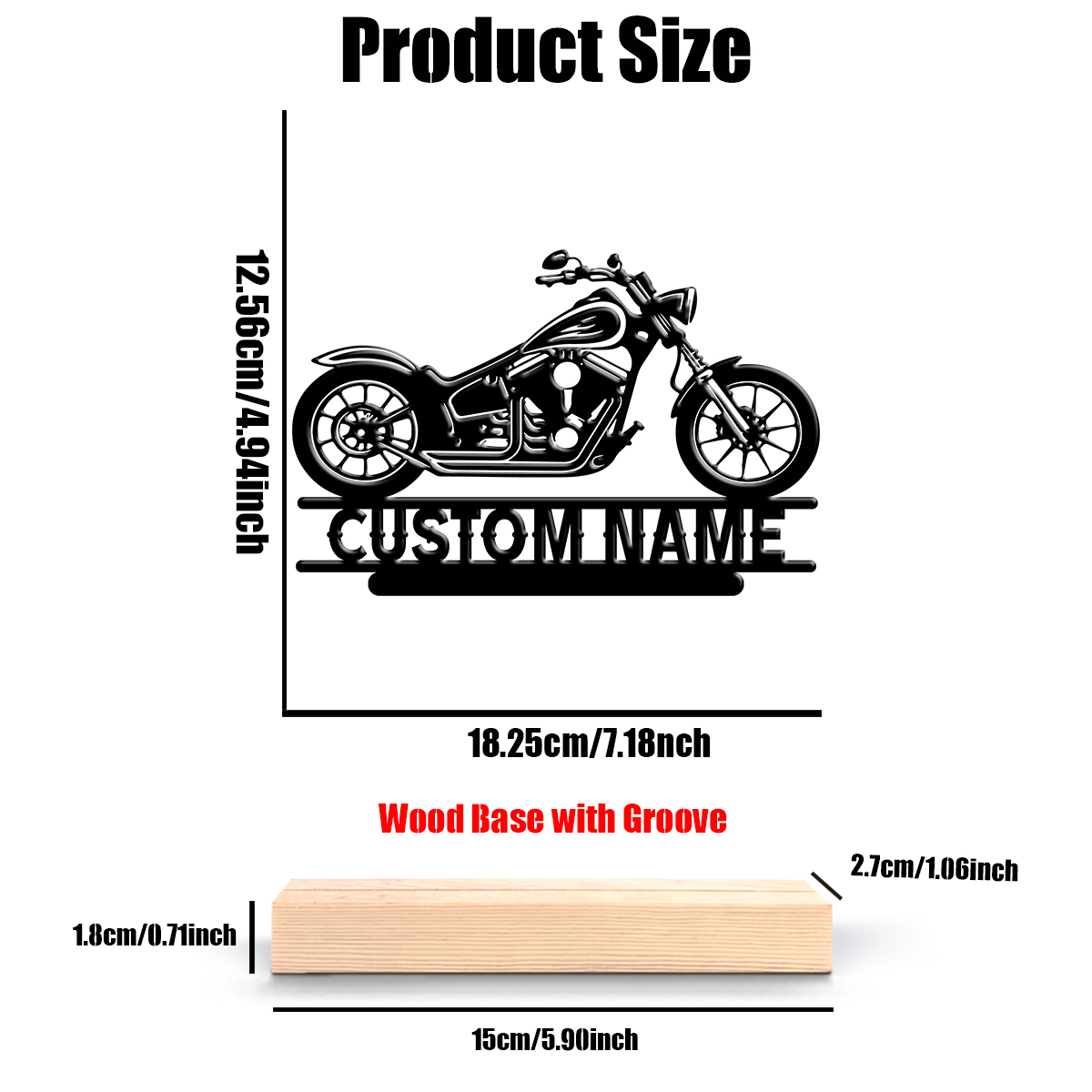 1Pc Csutom Name Road Motorbike – Eve Party recenzja i cena