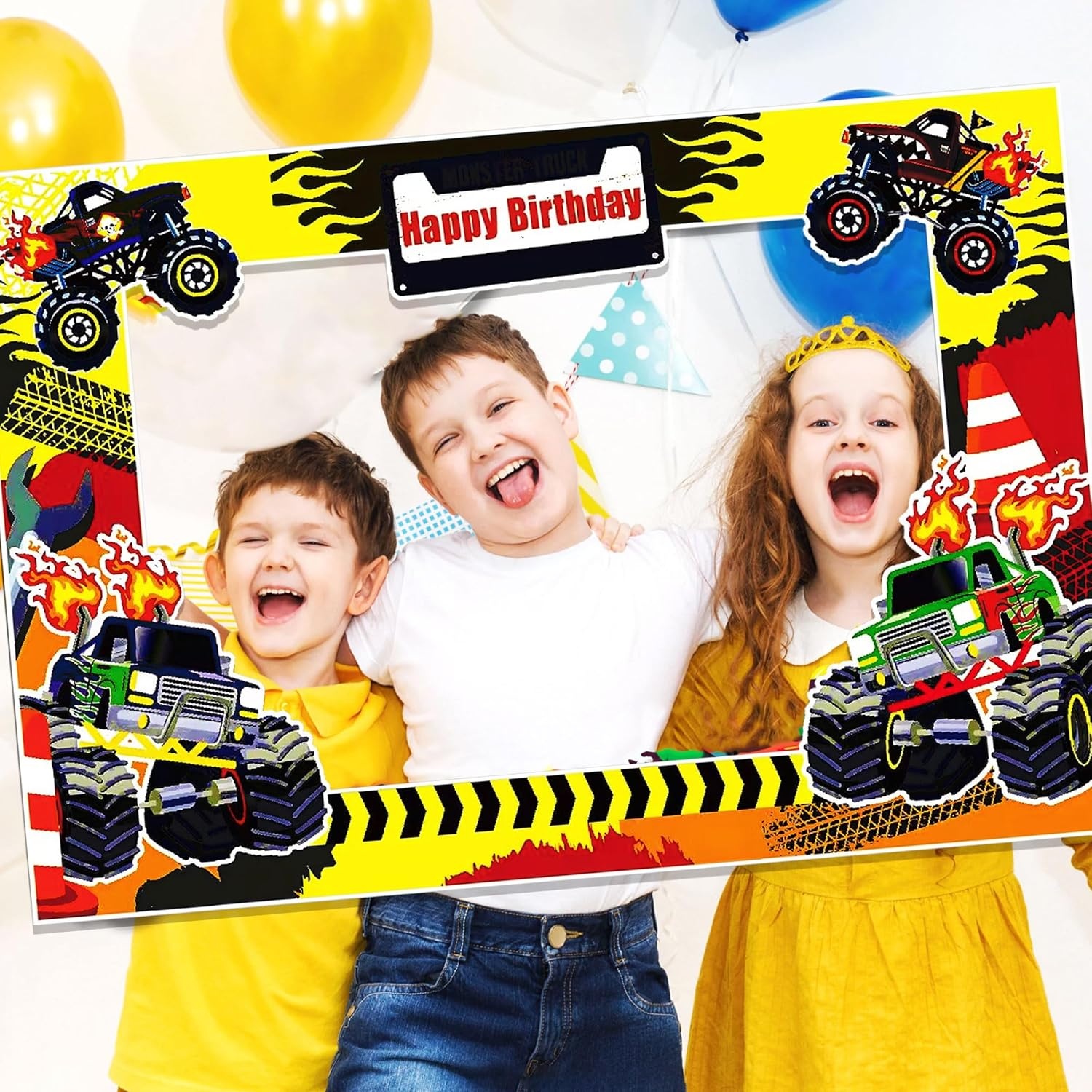 LaVenty Monster Truck Birthday – Photo Booth Frame recenzja i cena