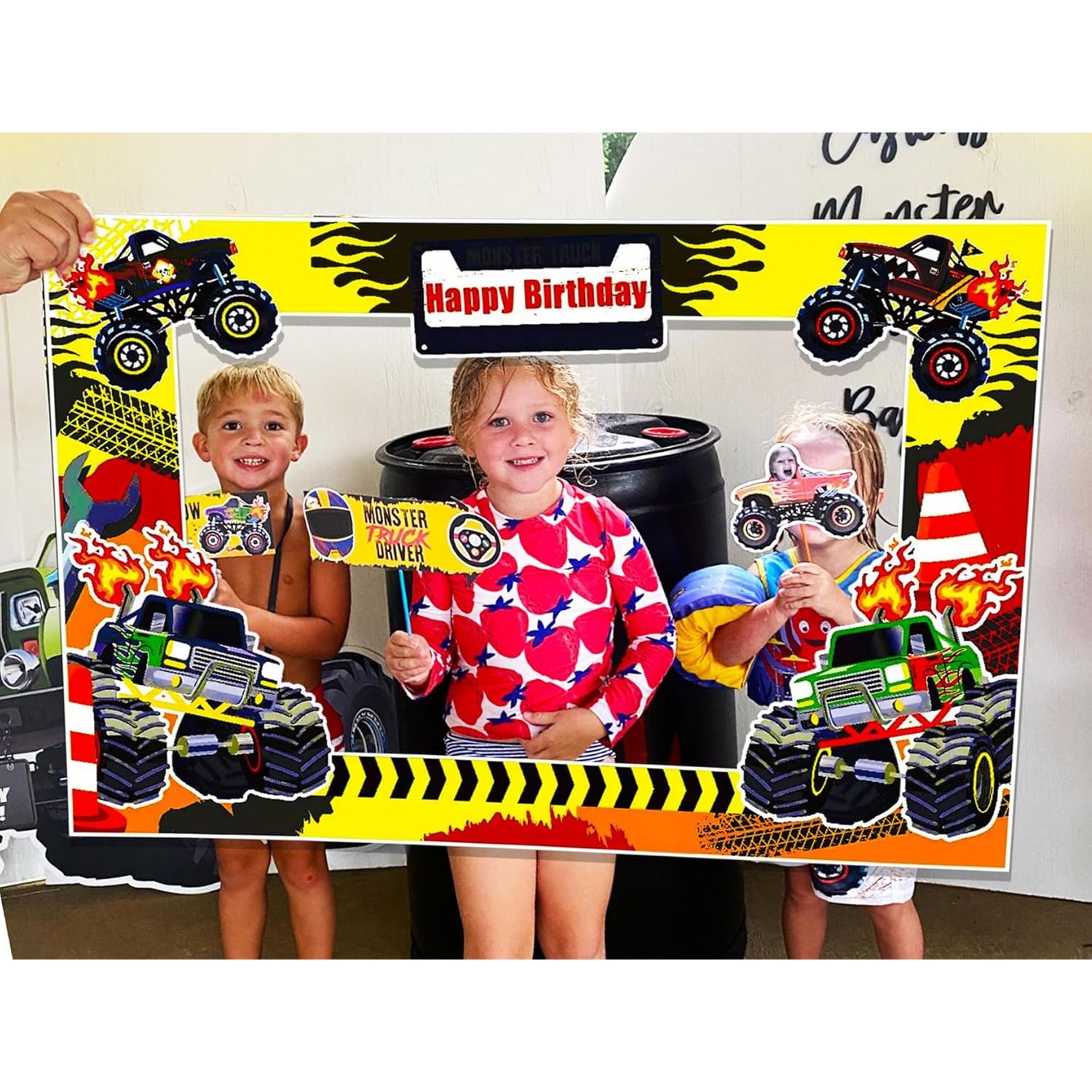 LaVenty Monster Truck Birthday – Photo Booth Frame recenzja i cena
