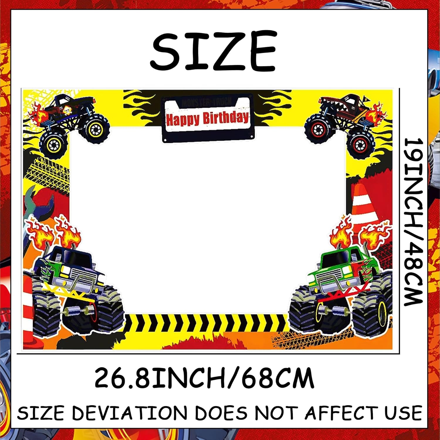 LaVenty Monster Truck Birthday – Photo Booth Frame recenzja i cena