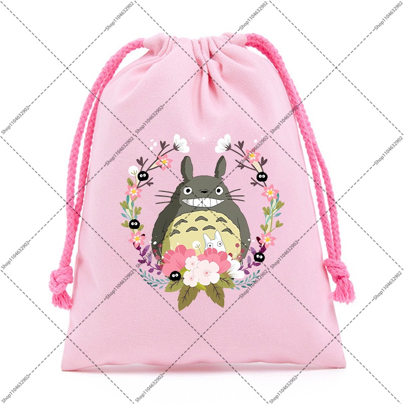 Totoro Cotton Cute Drawstring  – Party Favor Bag recenzja i cena