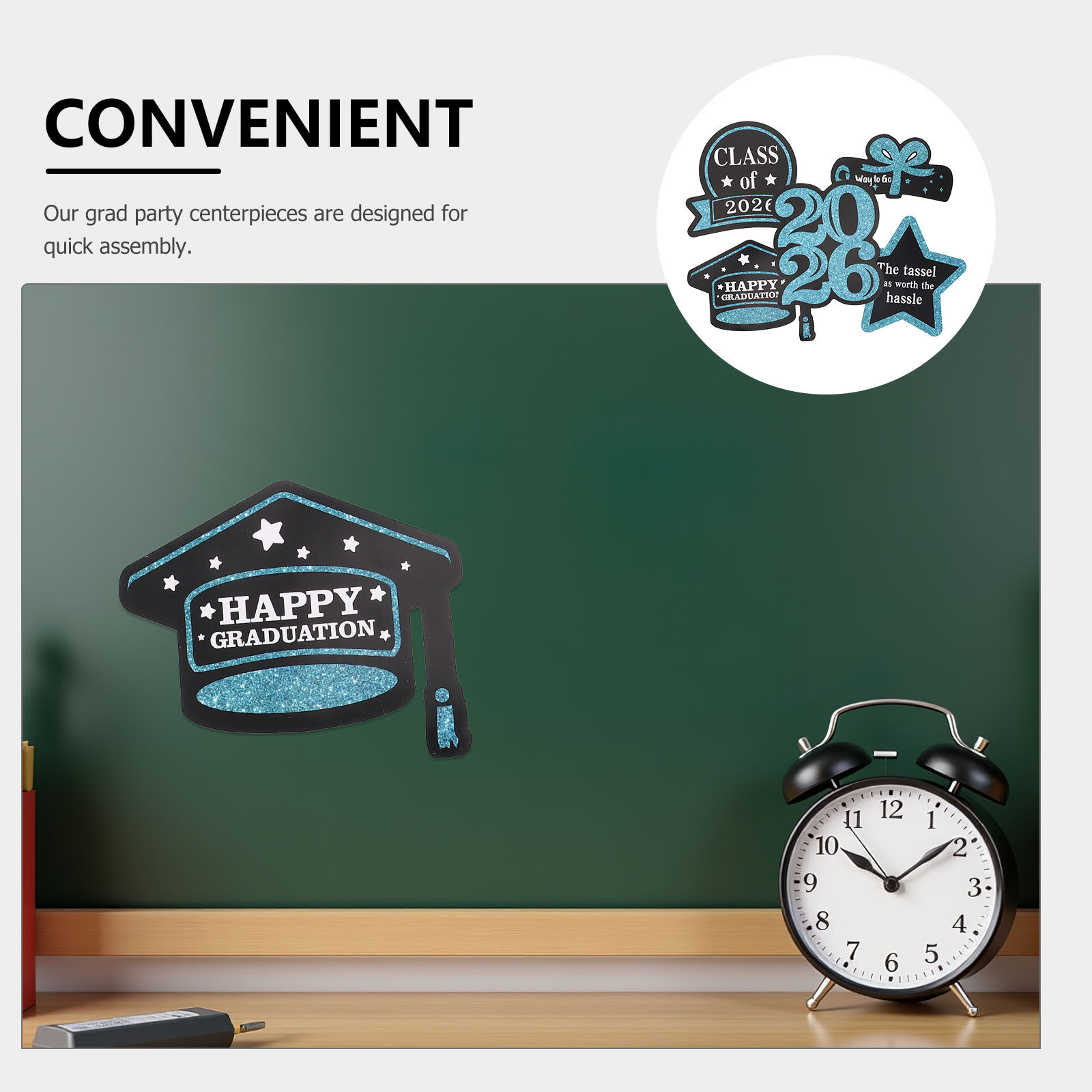 1Set Graduation Season Decorat – Centerpiece Stick recenzja i cena