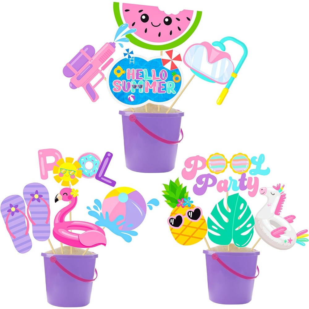 18pcs Summer Pool Party Center – Centerpiece Stick recenzja i cena