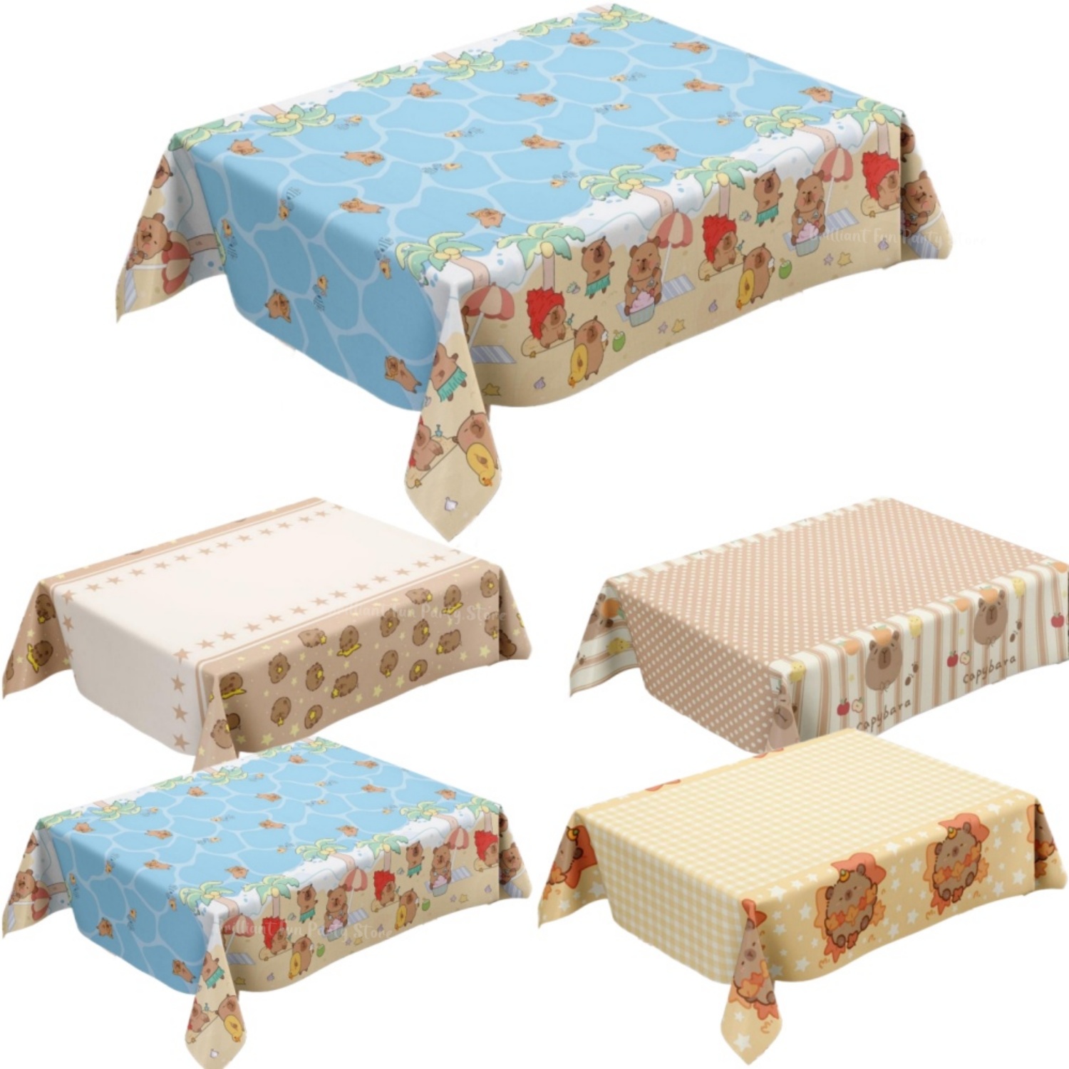 Cute Capybara Tablecloth for K – Table Cloth Disposable recenzja i cena