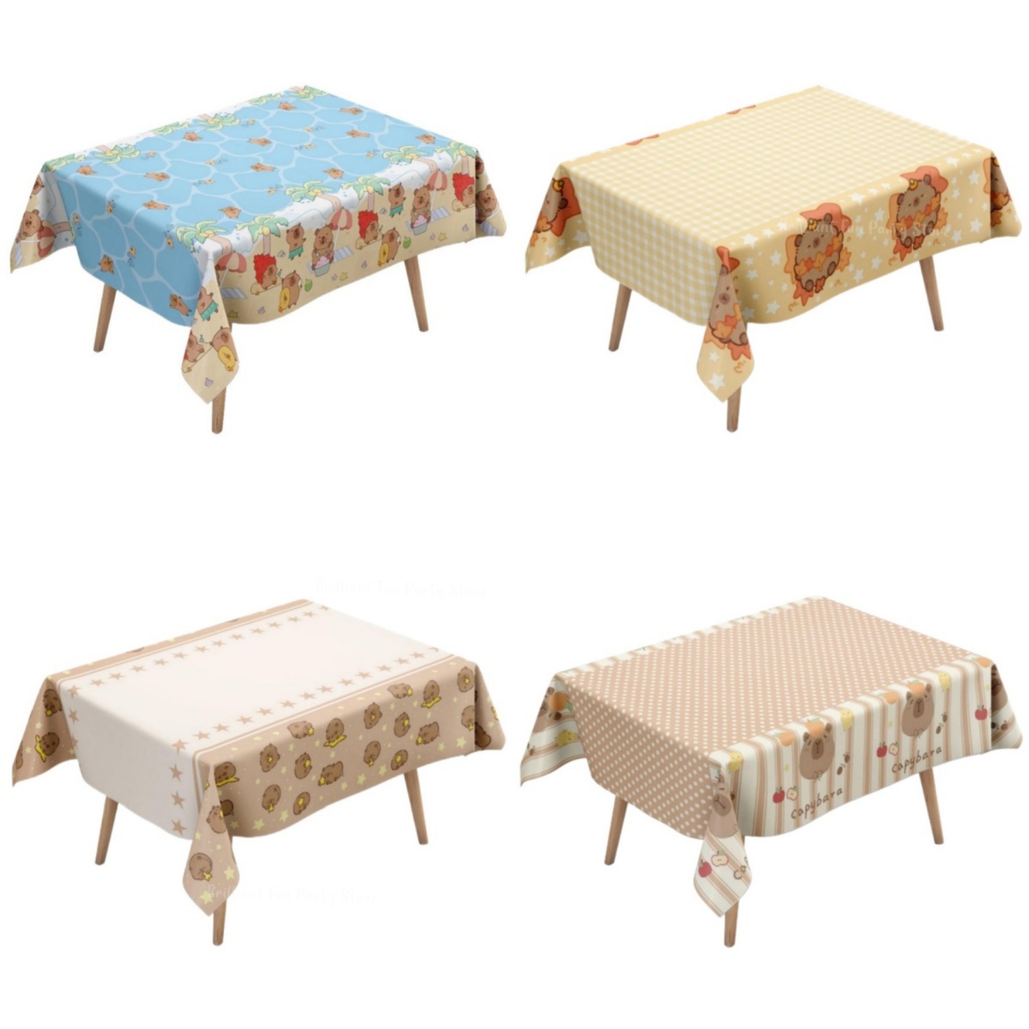 Cute Capybara Tablecloth for K – Table Cloth Disposable recenzja i cena