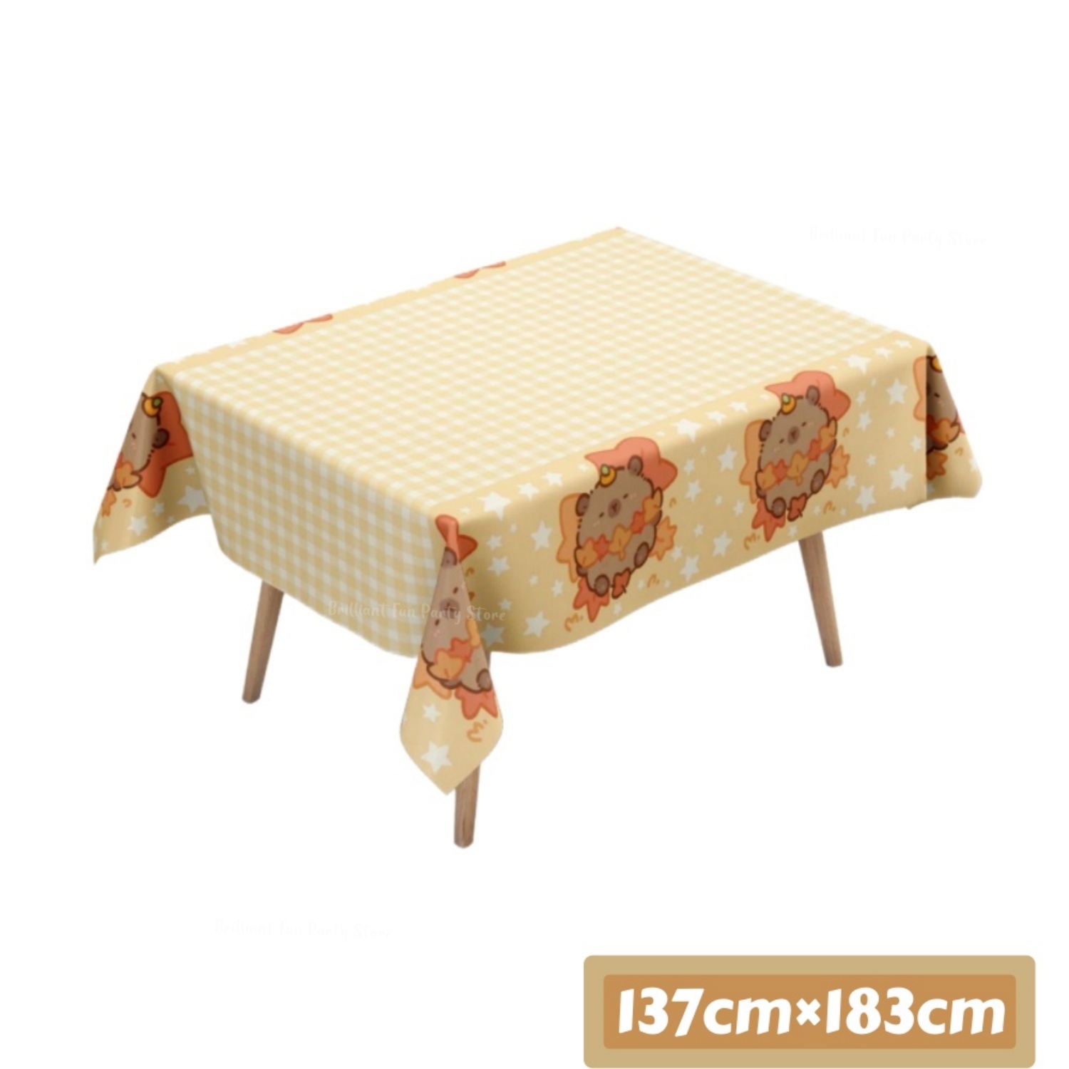 Cute Capybara Tablecloth for K – Table Cloth Disposable recenzja i cena