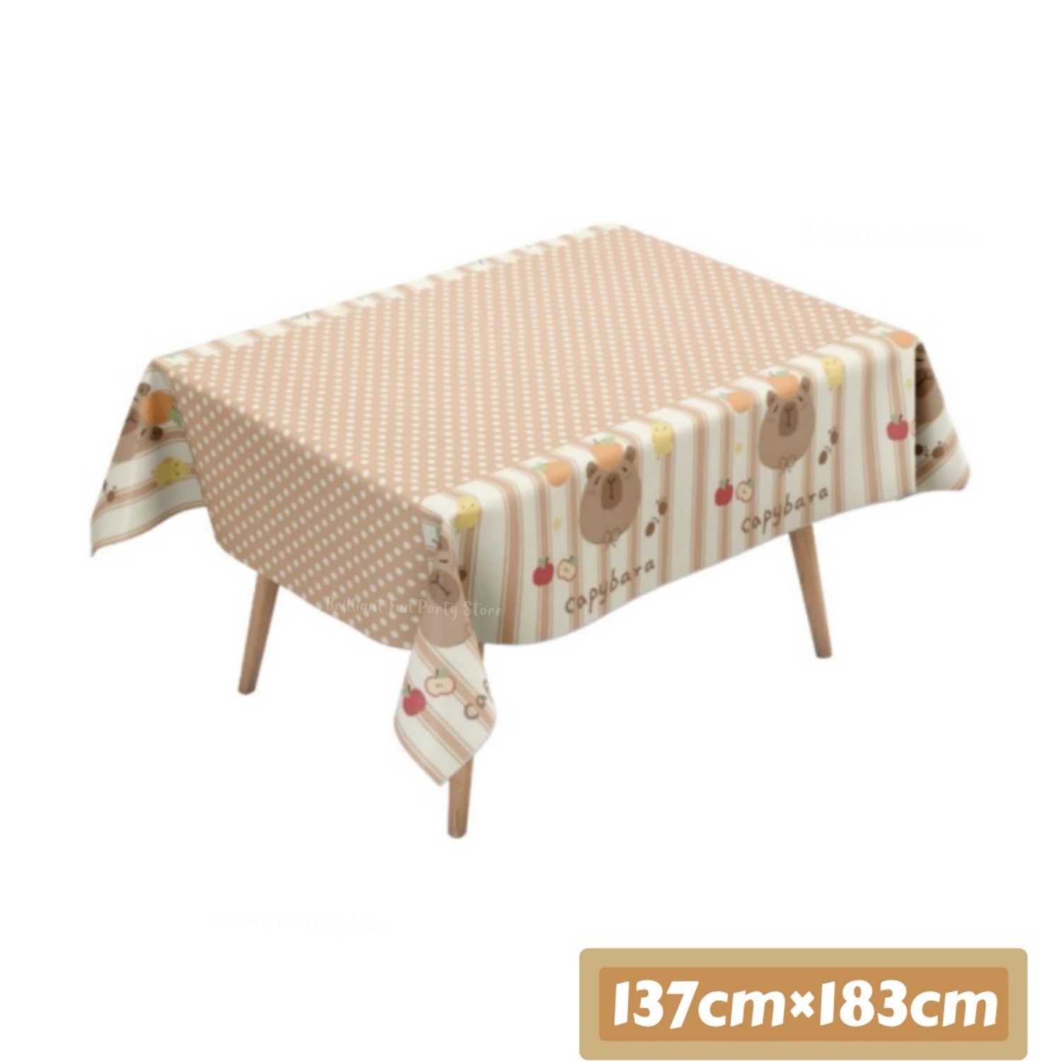 Cute Capybara Tablecloth for K – Table Cloth Disposable recenzja i cena