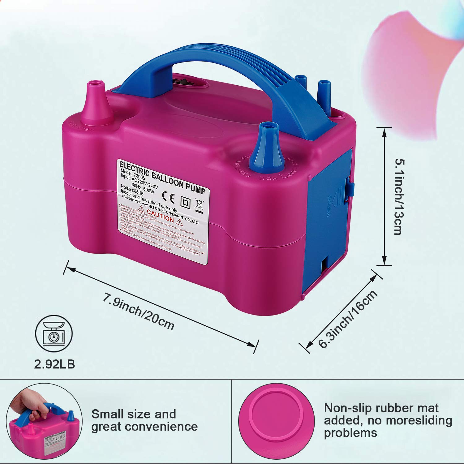 Portable Electric Balloon Blow – Balloon Pump Hand recenzja i cena